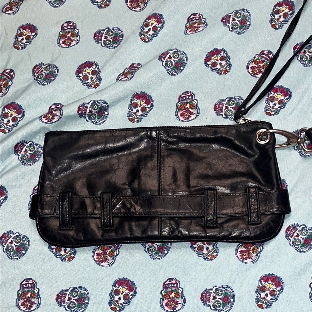 Latico Black Leather Wristlet - Picture 4 of 8